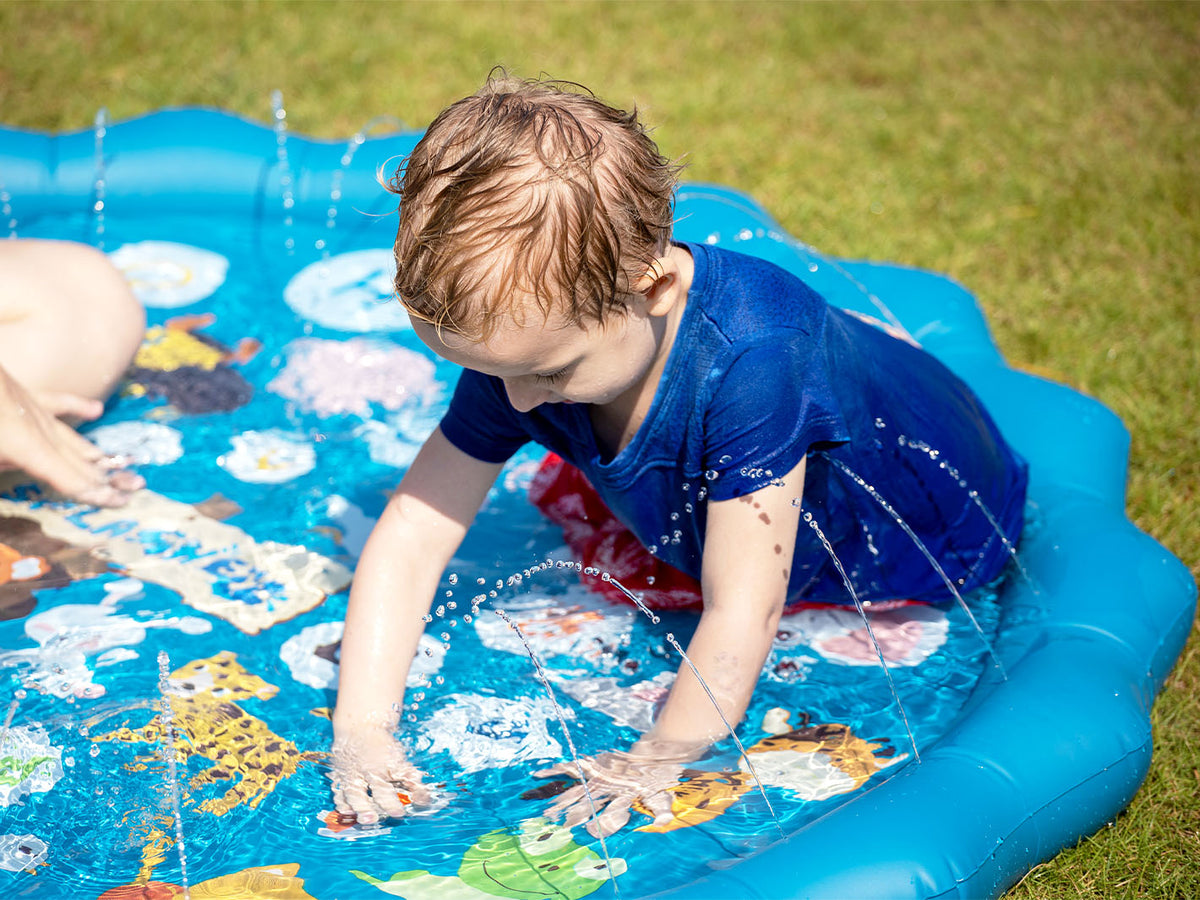 SplashEZ Splash Pad, Baby Pool and Sprinkler for Kids