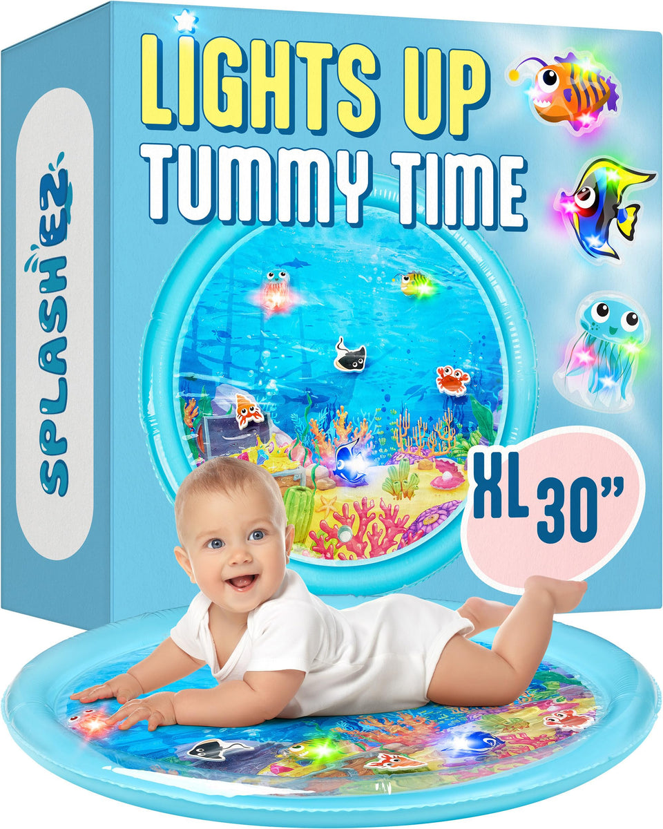 SplashEZ Light-Up Tummy Time Water Mat