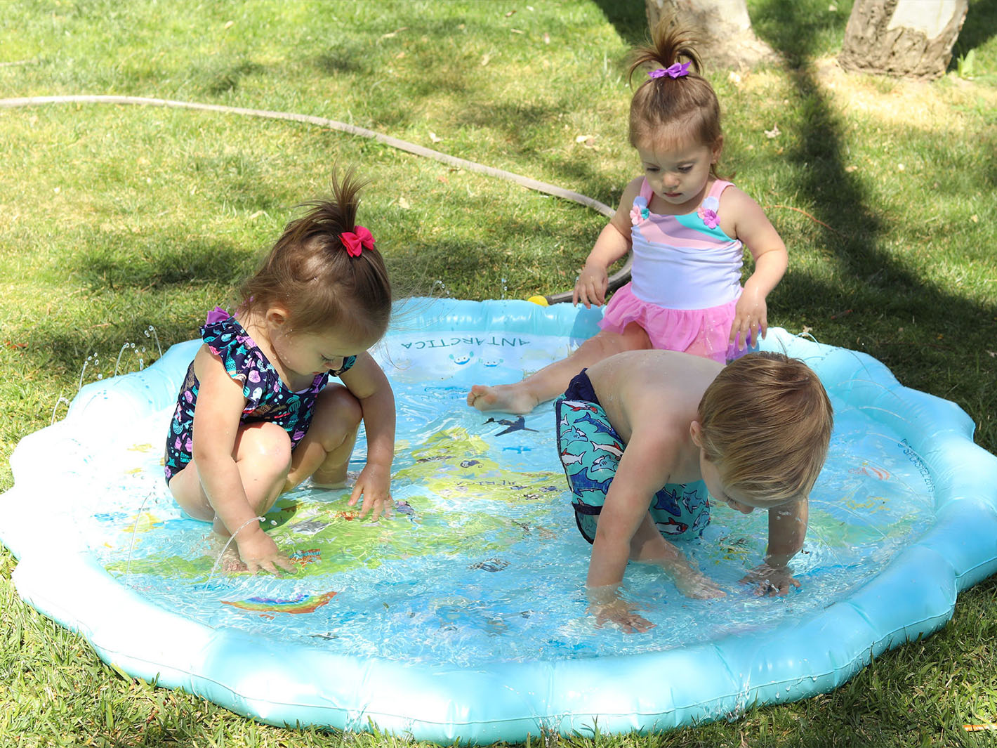SplashEZ Splash Pad, Baby Pool and Sprinkler for Kids